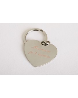 Porte clefs coeur personnalisable